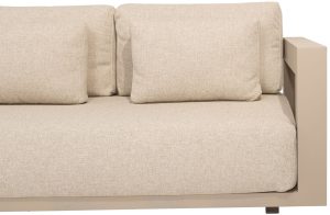 4 Seasons Outdoor Metropolitan Corner Lounge Set in Latte | Shackletons