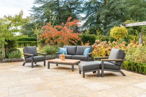 4 Seasons Outdoor Capitol Lounge Set with Footstool | Shackletons