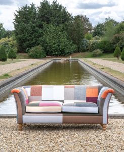 Vintage Sofa Company Granby 2 Seater Plain Back Sofa Patchwork | Shackletons Vintage Sofa Company Granby 2 Seater Plain Back Sofa Patchwork | Shackletons