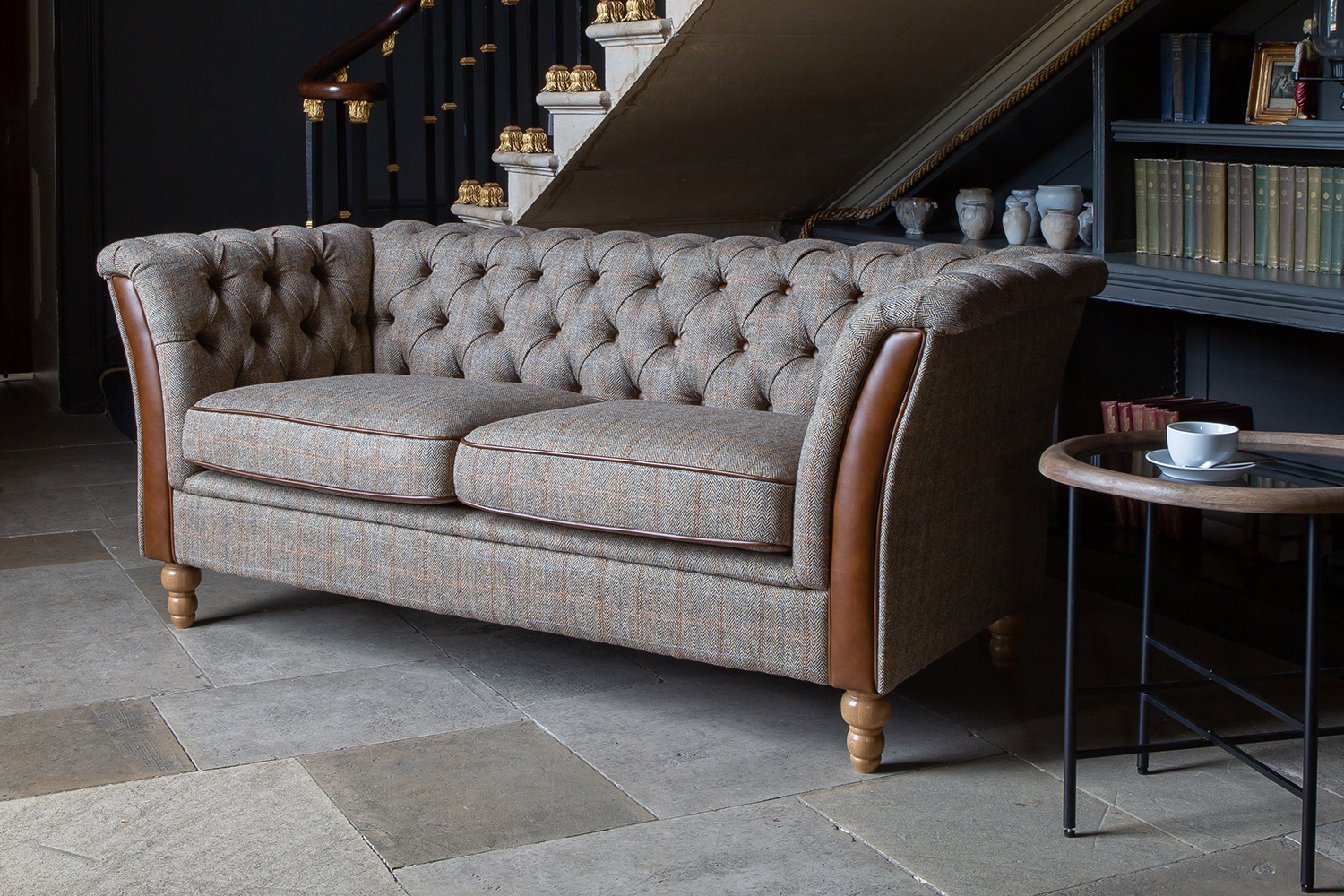 Vintage Sofa Company Granby 2 Seater Sofa - Fast Track (3HTW Hunting Lodge)