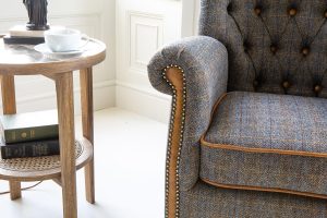 Vintage Sofa Company Hexham Chair   3HTP   Moreland Harris Tweed | Shackletons