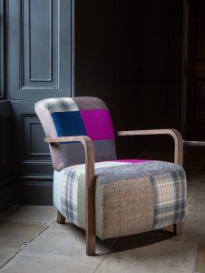 Vintage Sofa Company Shaun Patchwork Chair with Antique Arms | Shackletons