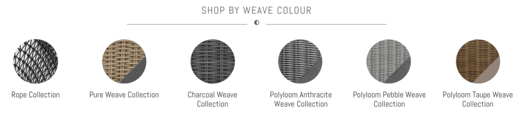 4 seasons outdoor weave colours | Shackletons